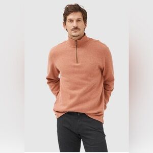 Rodd & Gunn Alton Ave 1/4-Zip cotton sweater size xl